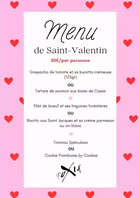 Menu Saint-Valentin- Fuxia - Restaurant Italien Marseille - Restaurant Place Thiars Marseille